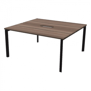 Бенч двойной на 2 рабочих места на металлокаркасе НТМП.П.Б2-140