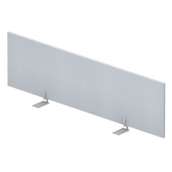 Экран настольный фронтальный (меламин) для отдельного стола ш.120см (с кронштейнами) UDSMFS120