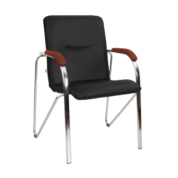 Кресло для посетителя SAMBA CHROME V14 дер/подл