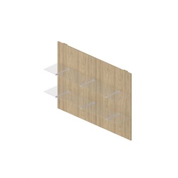 Панель стеновая со стекл.полками RD-71