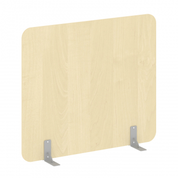 Перегородка на металлических опорах на фетровых подпятниках