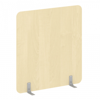 Перегородка на металлических опорах на фетровых подпятниках