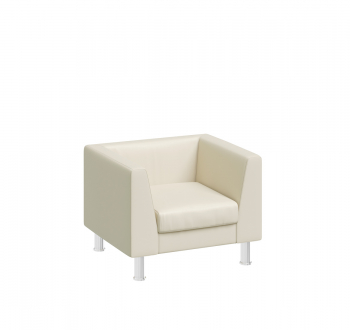 R EVA Кресло кожа, металл EVA 1 Ivory 22042