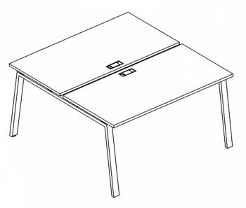 Рабочая станция на металлокаркасе TRE (2х160)