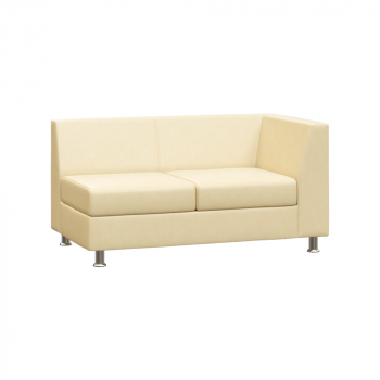 Секция с подлокотником двухместная левая PR.SP-2(L)