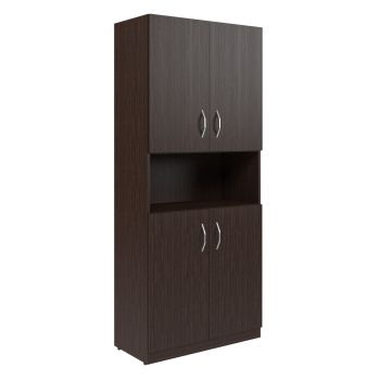 Шкаф с 2-мя комплектами глухих малых дверей