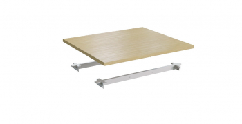 STEEL - Столешница одинарная 80 (с траверсами) 11080