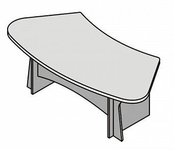 Стол криволинейный О-15