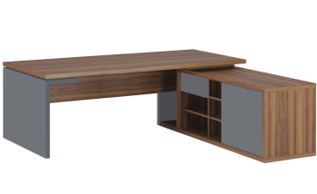 Стол рабочий на опорной креденции правый ZIO28510739