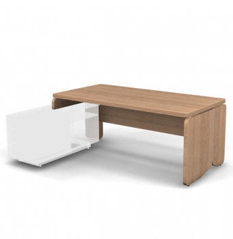 Стол руководителя левый, для опорной тумбы MDF 7#37135