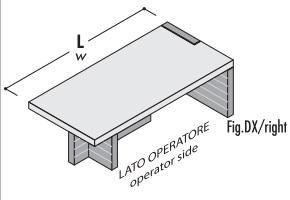 Стол руководителя правый (с закрытой фронтальной панелью) 159919