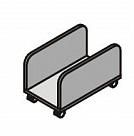 Тумба мобильная под системный блок О-36