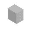 Тумба мобильная MS-D20-PX