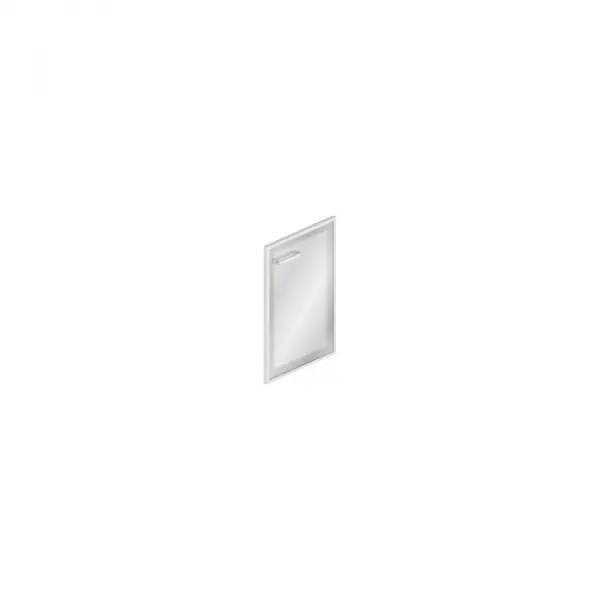 Дверь стеклянная с комплектом фурнитуры, левая Gr-03.1 L. Фото 1