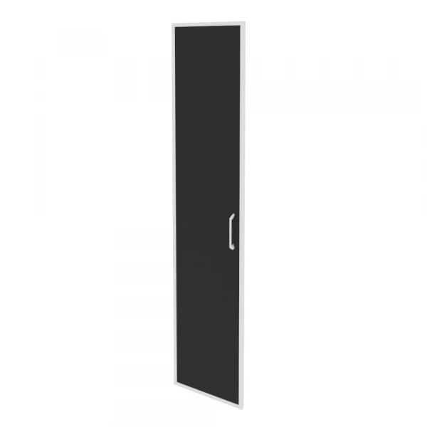 Фасад стекло в раме высокий левый (лакобель, черный) O.SR-1(L) black. Фото 1