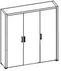 Гардероб PE5C130W. Фото 1