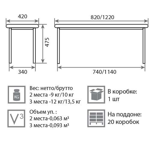 Кресла для посетителя Bruno-3 black. Фото 2