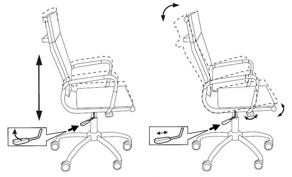 Кресло для руководителя CH-993. Фото 9