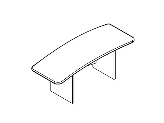 PERTH Стол письменный L210 CANNES Perth SC 210 wal. Фото 1