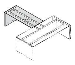 Приставка стеклянная 118988. Фото 1