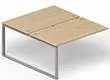 Рабочий стол «Bench» с креплением к тумбе с 4 пластиковыми заглушками LVRO13.1816-1. Фото 1
