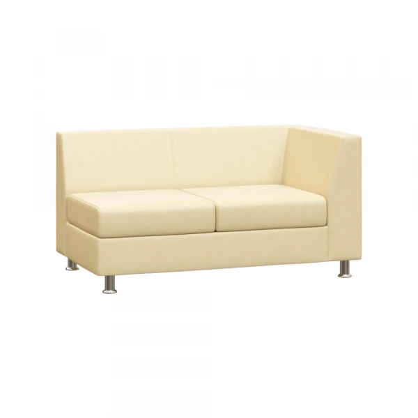 Секция с подлокотником двухместная левая PR.SP-2(L). Фото 1