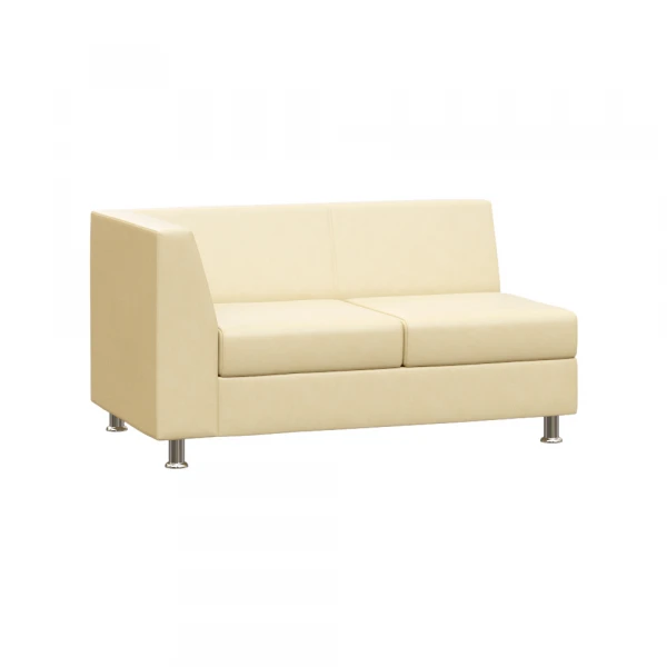 Секция с подлокотником двухместная правая PR.SP-2(R). Фото 1