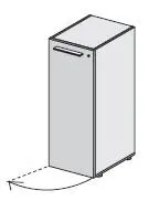 Шкаф левый средний 118482. Фото 1