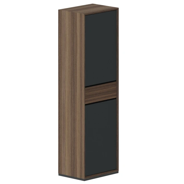 Шкаф высокий 1-секционный QZ.0302.BW.GF.L + QZ.0302.BW.GF.R. Фото 1