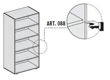 Шкаф высокий 155386. Фото 1