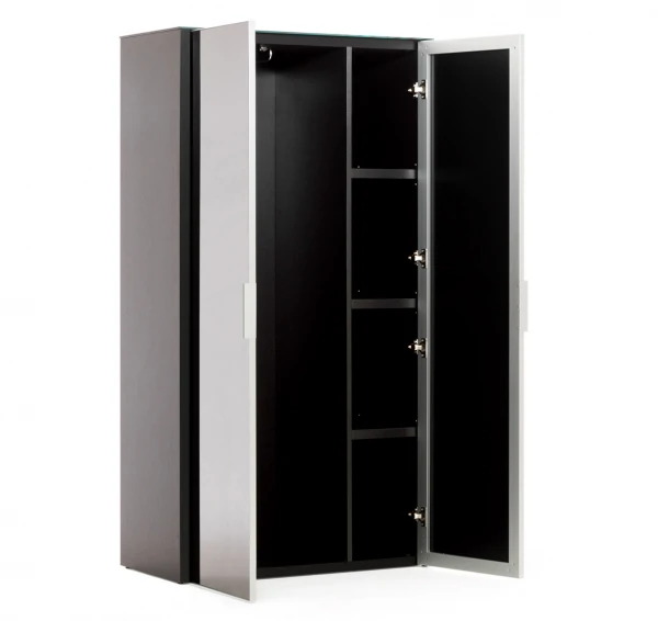 Шкаф LIB2/899 + LIBSH/899 BLACK GLASS. Фото 1