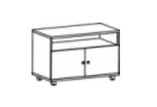 STEEL WOOD - Тумба сервисная. Фото 1