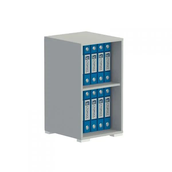 Стеллаж низкий узкий (ДВП 3 мм) 643. Фото 1