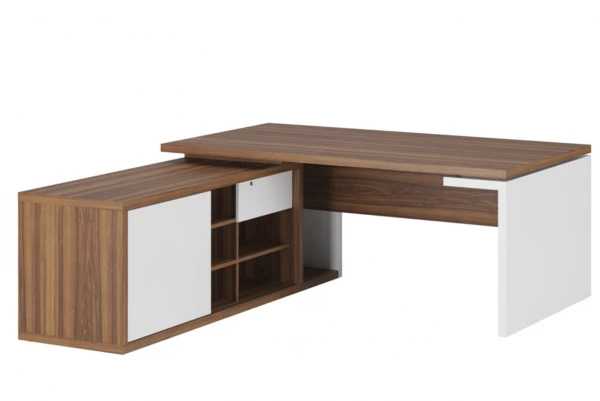 Стол рабочий на опорной креденции левый ZIO28510431. Фото 1