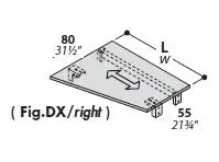 Столешница левая 154467. Фото 1