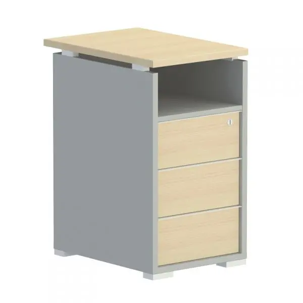 Тумба приставная 3-ящ. С нишей с метабоксами 204. Фото 1