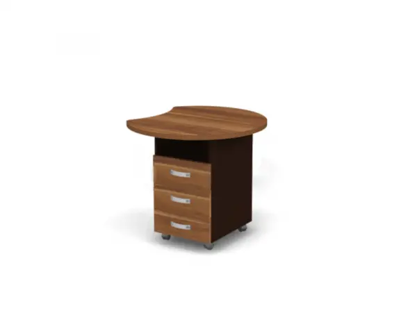 Тумба приставная для асимметричных столов L180 7#91411. Фото 1