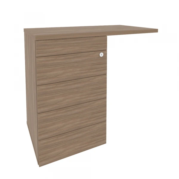 Тумба приставная (TIP-ON) (универсальная л/пр) O.TPU-4 TIP. Фото 1